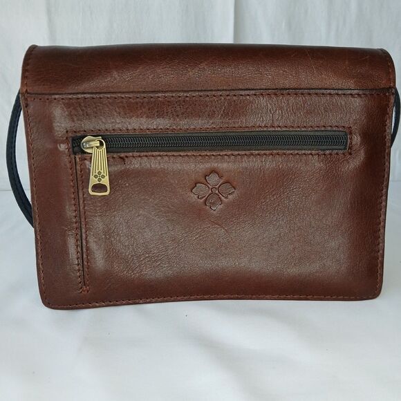 Patricia Nash Cassano Colorblock Leather Shoulder Crossbody Bag Free Shipping - Picture 4 of 13